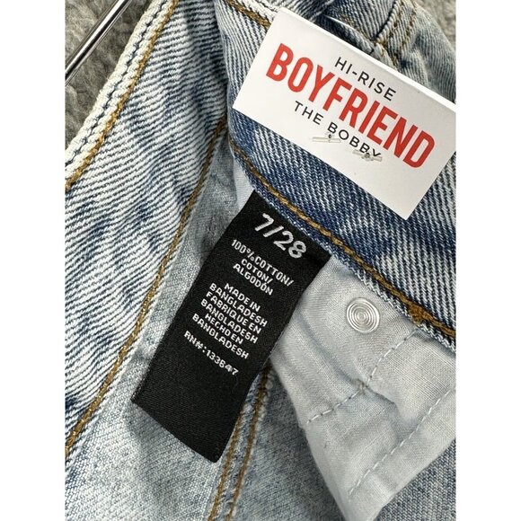 NWT Celebrity Pink The Bobby Denim Shorts Womens Size 7 Hi Rise Distressed Jeans - Picture 11 of 16